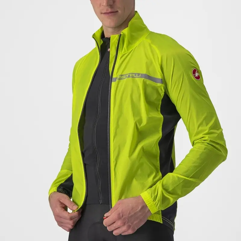 Veste Coupe-Vent Équipement Stretch Jaune Fluorescente/Gris Foncé Taille XS #3
