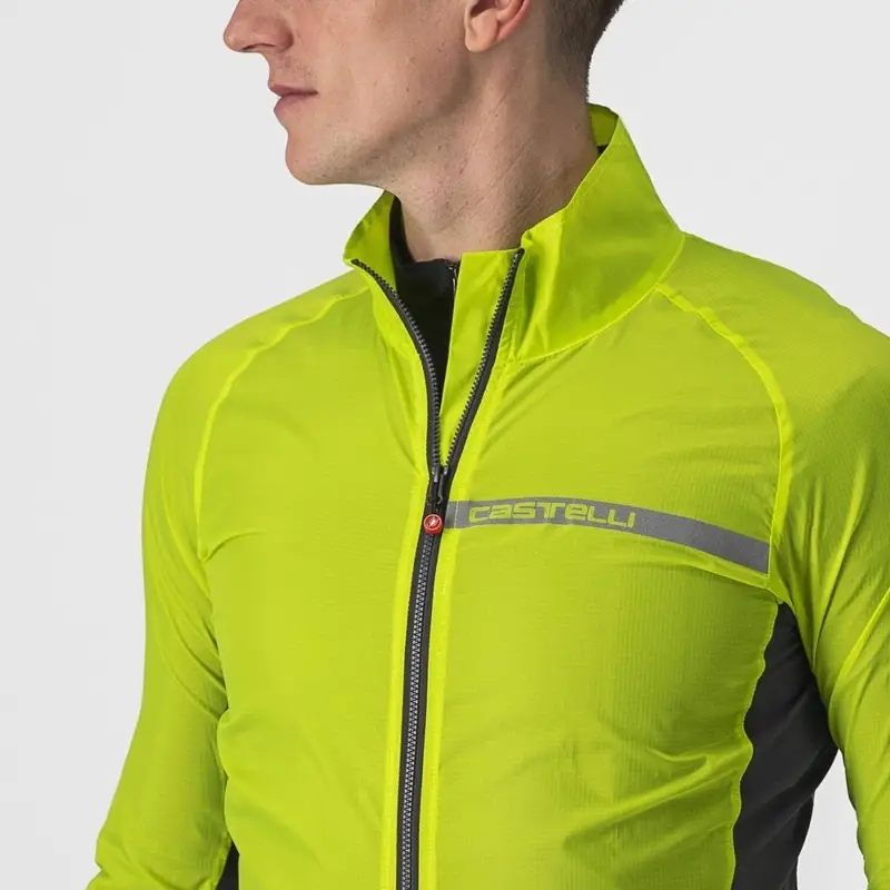 Veste Coupe-Vent Équipement Stretch Jaune Fluorescente/Gris Foncé Taille XS #4