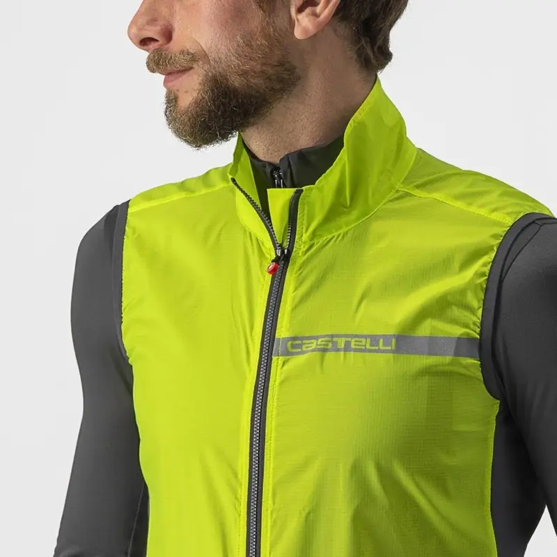 Mantellina Antivento Squadra Stretch Jaune Fluo Taille XS #3