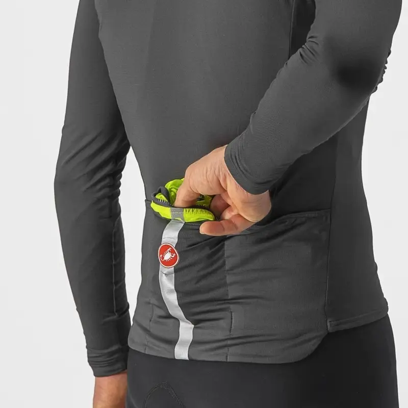 Mantellina Antivento Squadra Stretch Jaune Fluo Taille XS #4