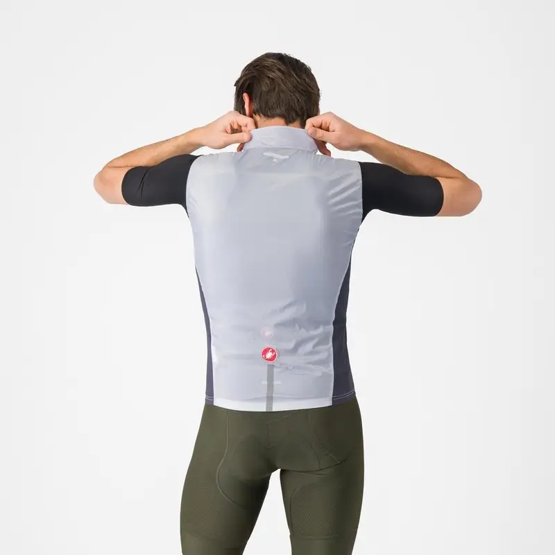 Mantellina Antivento Squadra Stretch Argento/Grigio Taglia XS #1