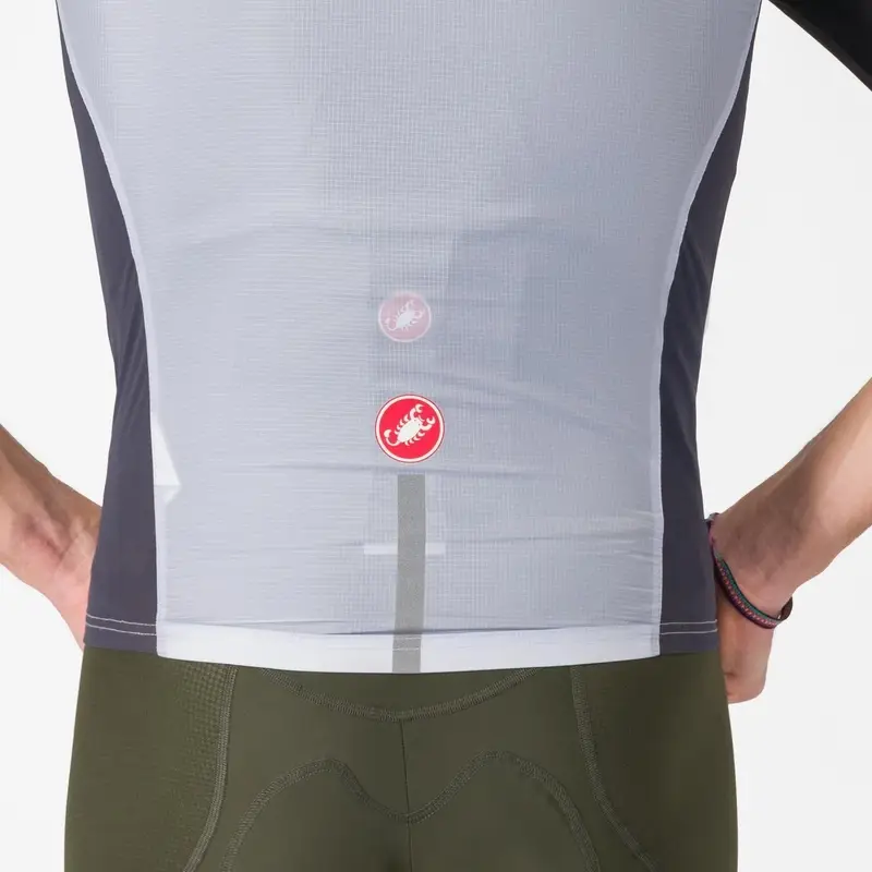 Mantellina Antivento Squadra Stretch Argento/Grigio Taglia XS #3