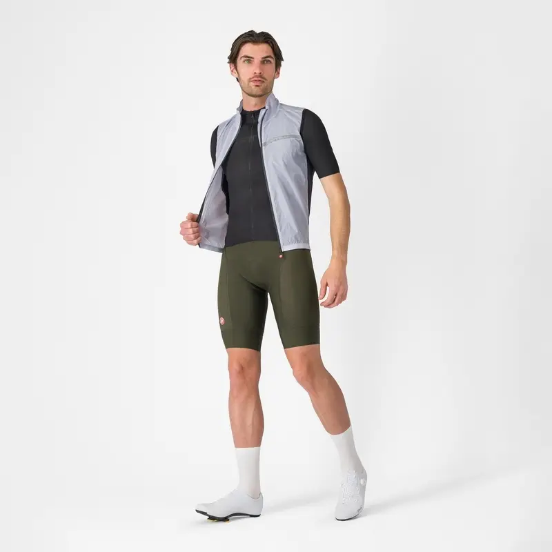 Mantellina Antivento Squadra Stretch Argento/Grigio Taglia XS #6