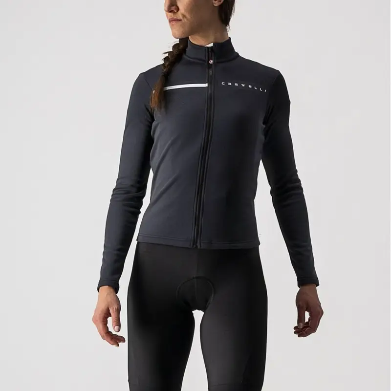Langarm Trikot Sinergia 2 Schwarz/Weiß Größe XS - image