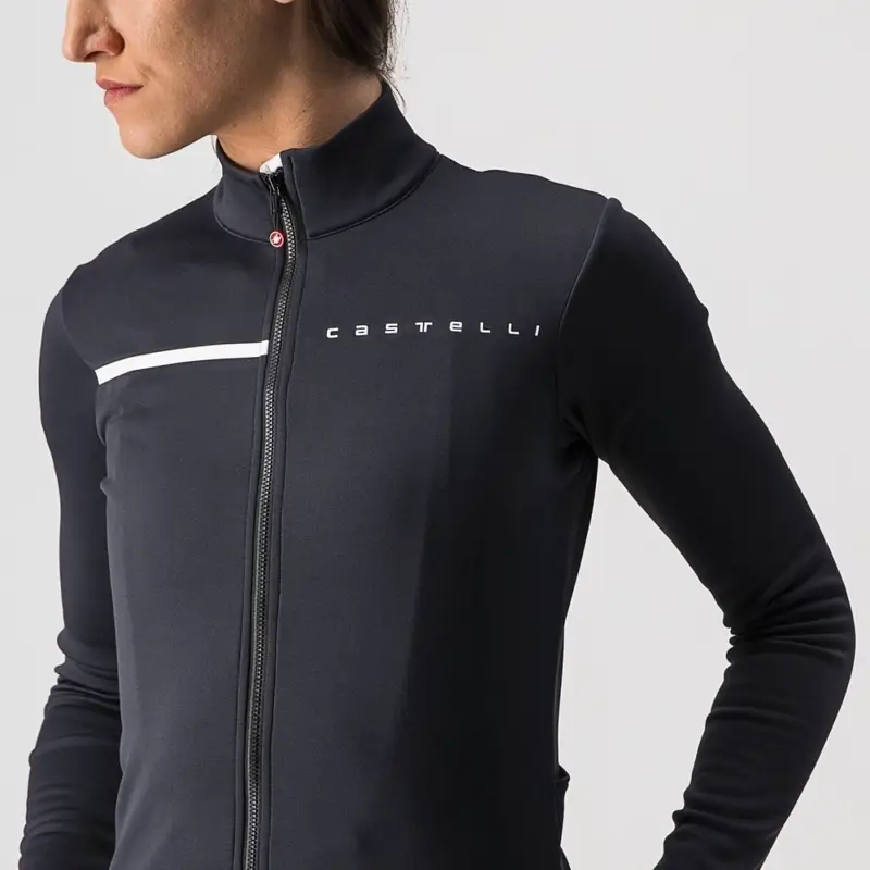 Langarm Trikot Sinergia 2 Schwarz/Weiß Größe XS #4