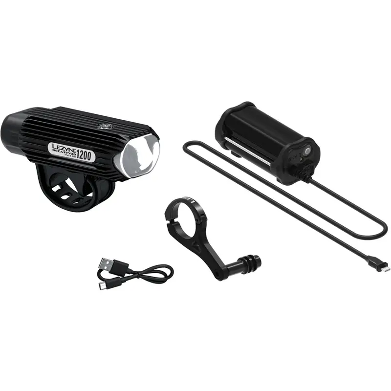 Deca Stvzo 1200 front light loaded kit white light Black y18 - image