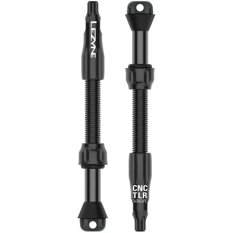CNC Tubeless Valve Pair Pro 60mm Black - image