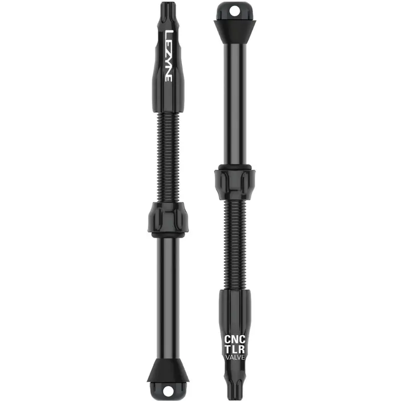 CNC Tubeless Valve Pair Pro 80mm Black - image