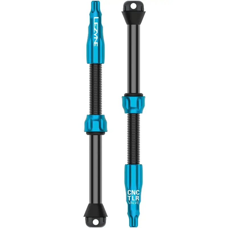 CNC Tubeless Valve Pair Pro 80mm Red - image