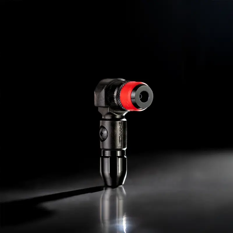 abs Pro Clik chuck 90 degree head instant connect 2x Clik valve cores Black #1