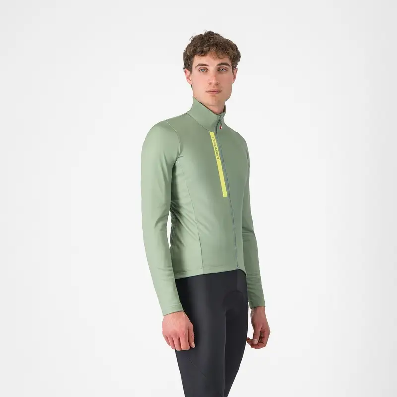 <p>Maillot à Manches Longues Entrada Thermal Vert/Jaune Fluoro Taille XS</p> - image