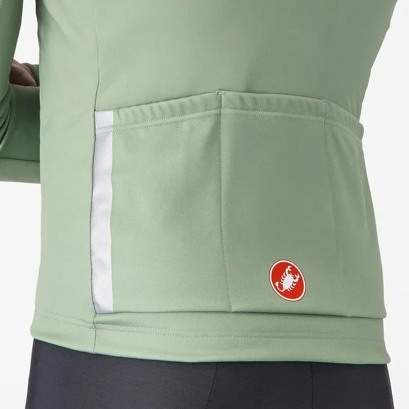 <p>Maillot à Manches Longues Entrada Thermal Vert/Jaune Fluoro Taille XS</p> #3