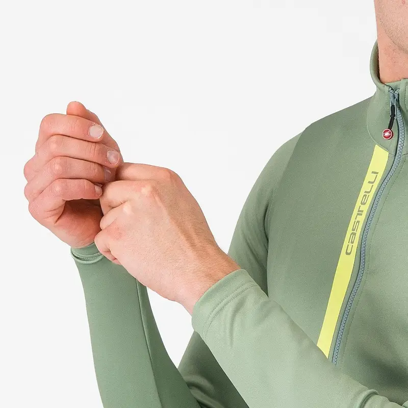 <p>Maillot à Manches Longues Entrada Thermal Vert/Jaune Fluoro Taille XS</p> #4