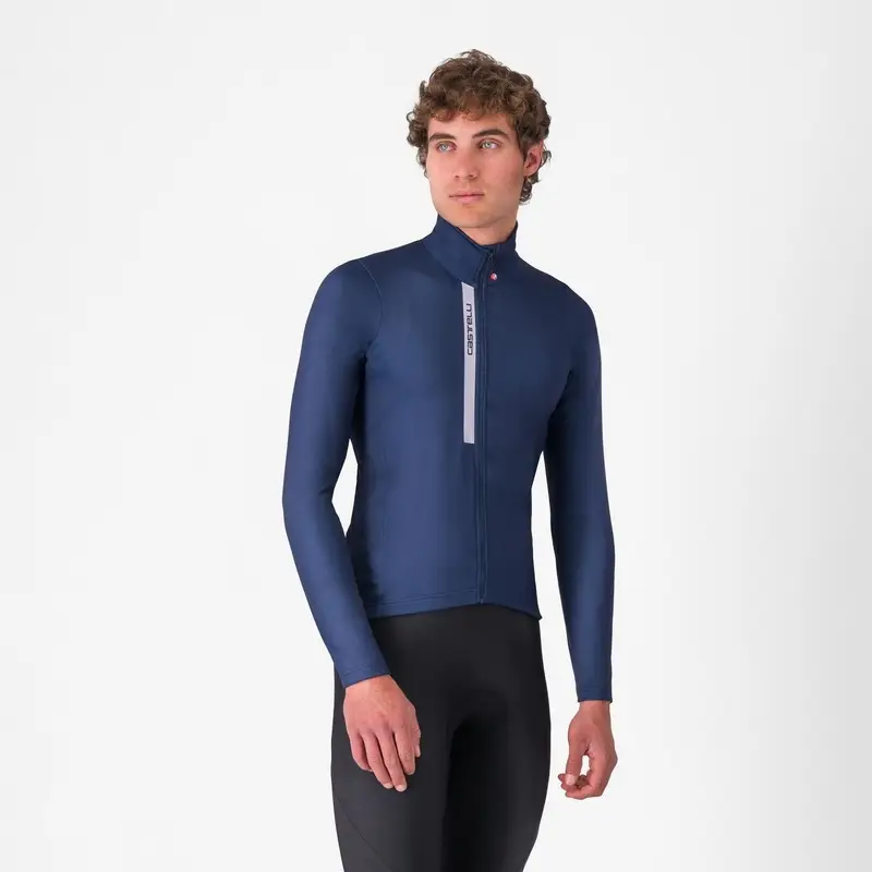 Maglia A Maniche Lunghe Entrata Thermal Blu/Argento Taglia XS - image
