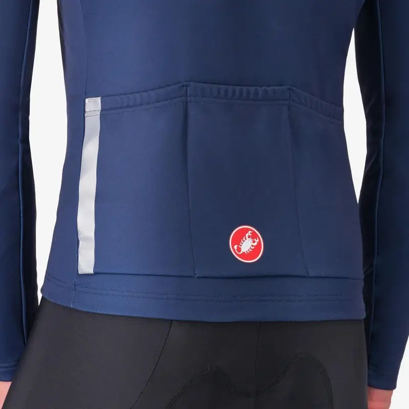 Maglia A Maniche Lunghe Entrata Thermal Blu/Argento Taglia XS #3