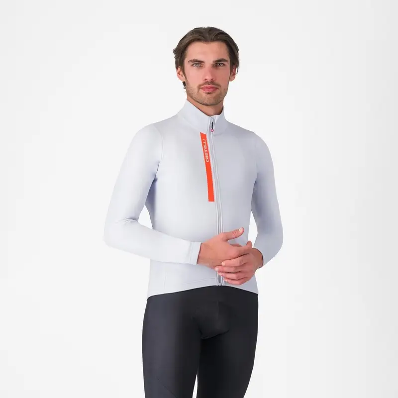 Maglia A Maniche Lunghe Entrata Thermal Argento/Arancio Taglia XS - image