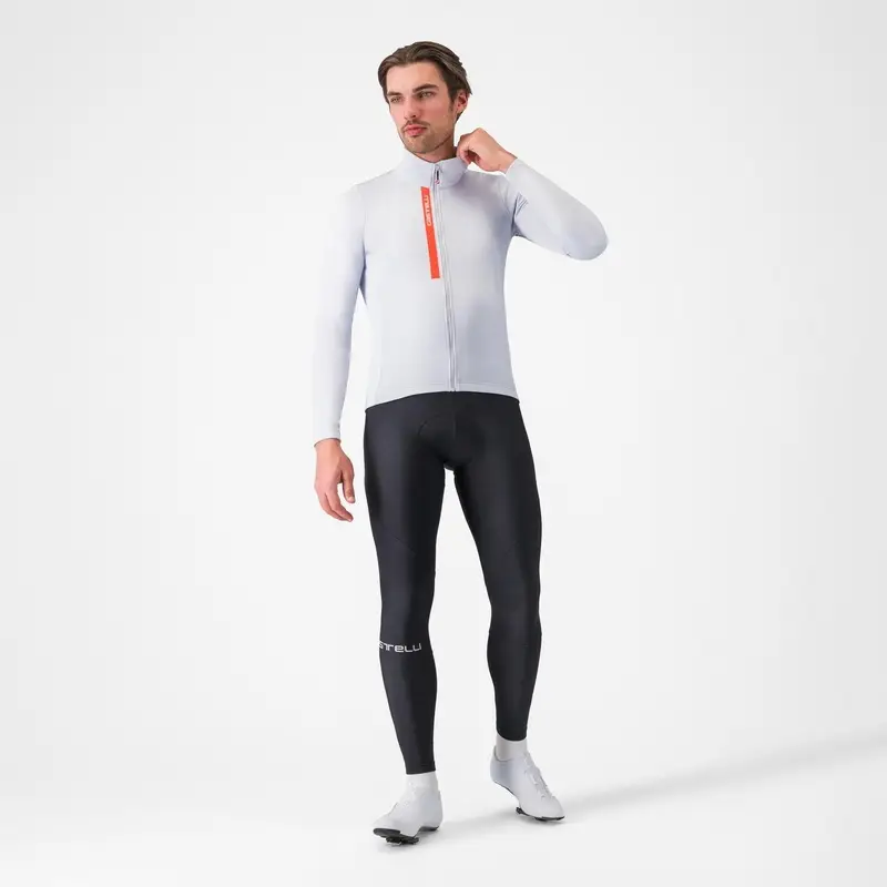 Maglia A Maniche Lunghe Entrata Thermal Argento/Arancio Taglia XS #5
