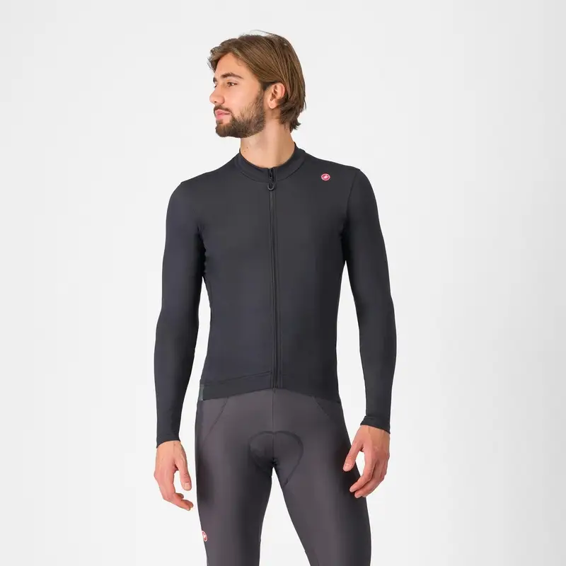 Langärmliges Espresso Thermal Hemd Schwarz Größe XS - image