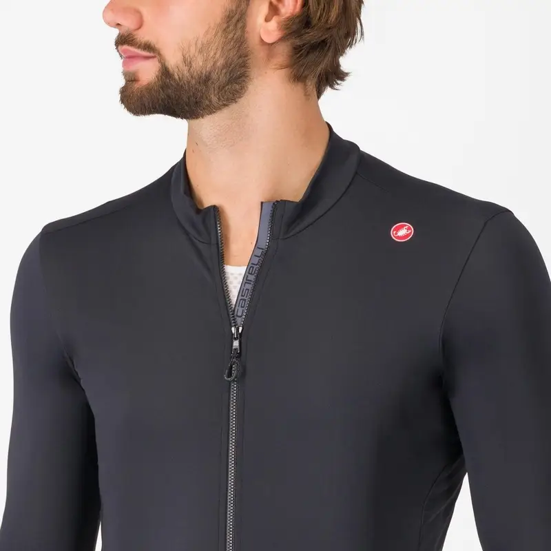 Langärmliges Espresso Thermal Hemd Schwarz Größe XS #2