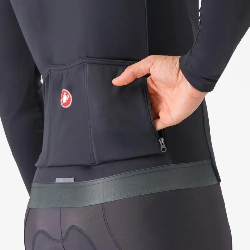 Langärmliges Espresso Thermal Hemd Schwarz Größe XS #3