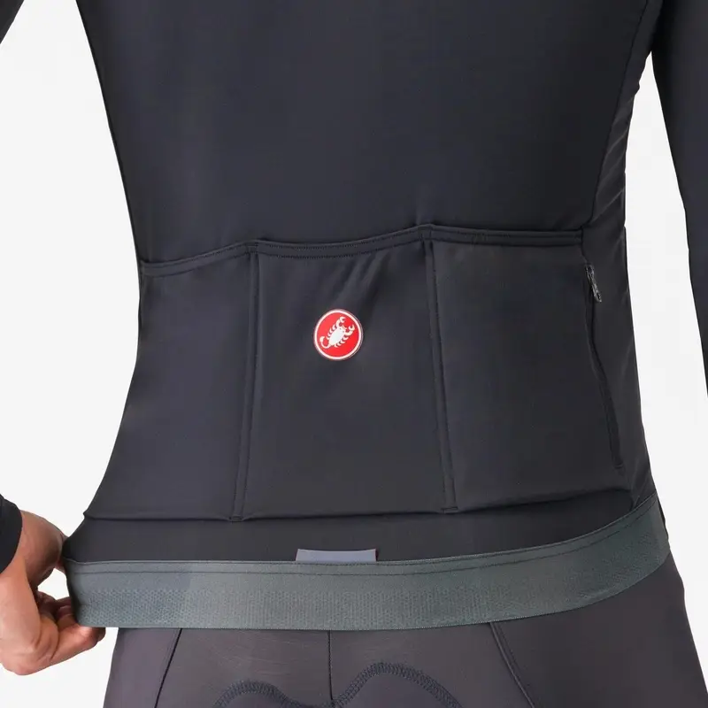 Langärmliges Espresso Thermal Hemd Schwarz Größe XS #4