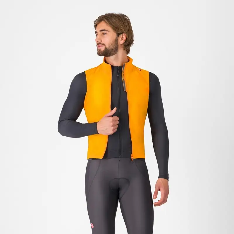 Mantellina Antivento Express Orange/Gris Foncé Taille XS - image