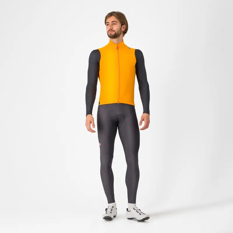 Mantellina Antivento Express Orange/Gris Foncé Taille XS #3