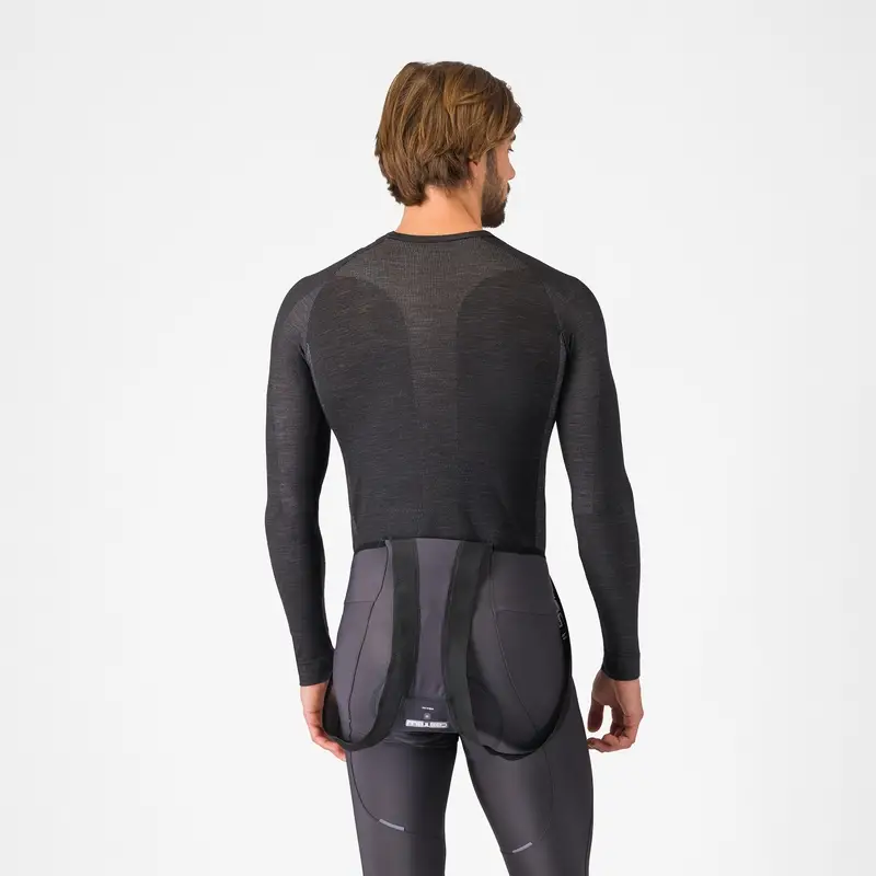 Maglia Intima Termica Merino Seamless Nero Taglia S/M #1