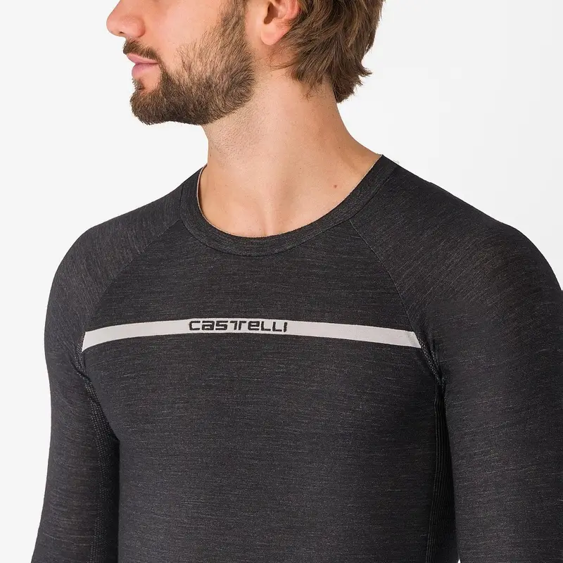 Maglia Intima Termica Merino Seamless Nero Taglia S/M #2