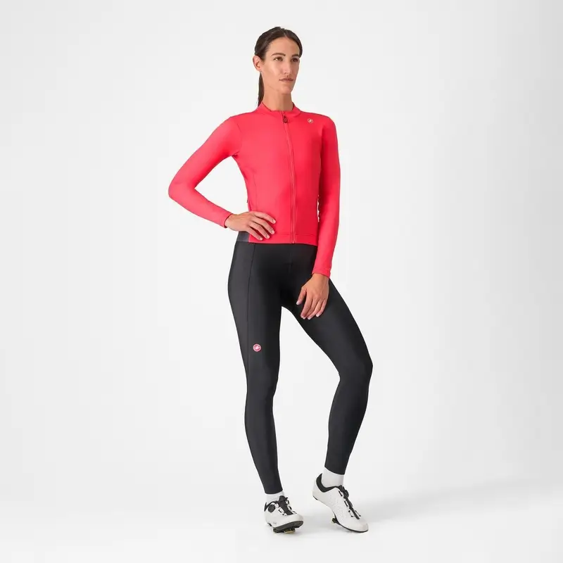 Langärmliges Espresso Thermal Damenhemd Rot Größe XS #5
