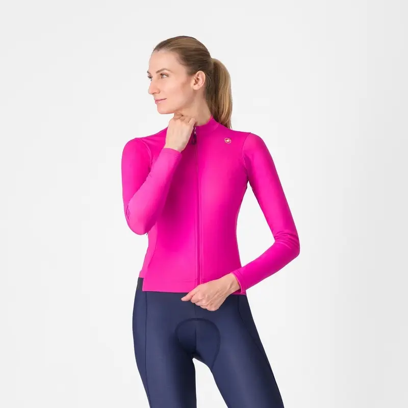 Maglia A Maniche Lunghe Espresso Thermal Donna Fucsia Taglia XS - image