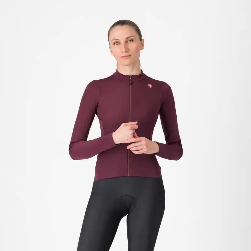 <p>Chemise à Manches Longues Expresso Thermique Femme Bordeaux Taille XS</p> - image
