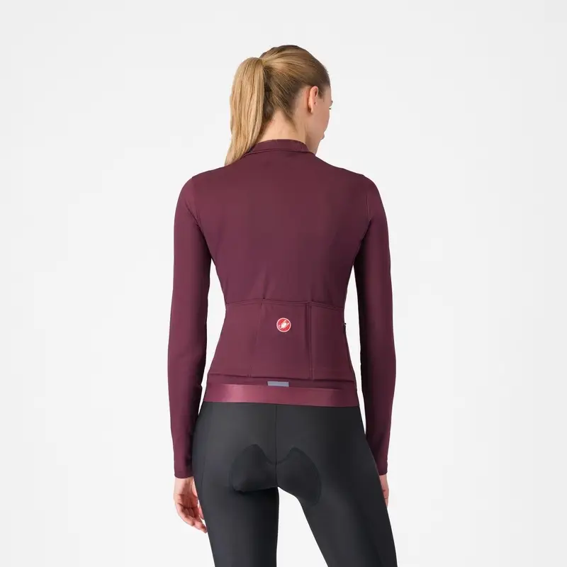 <p>Chemise à Manches Longues Expresso Thermique Femme Bordeaux Taille XS</p> #1