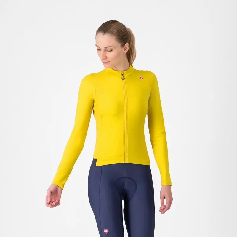 Maglia À Manches Longues Expresso Thermique Femme Jaune Taille XS - image