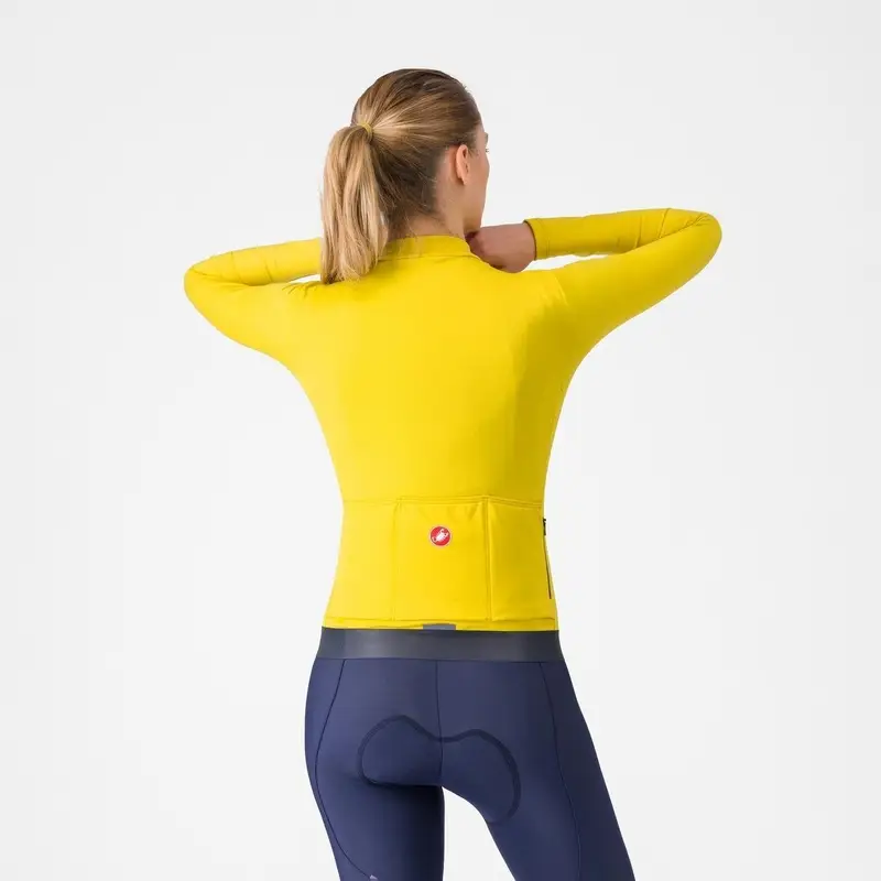 Maglia À Manches Longues Expresso Thermique Femme Jaune Taille XS #1
