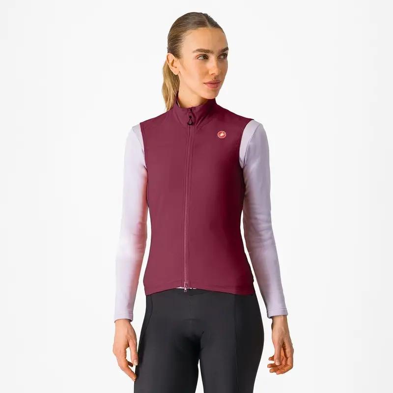 Mantellina Antivento Express Femme Bordeaux Taille XS - image