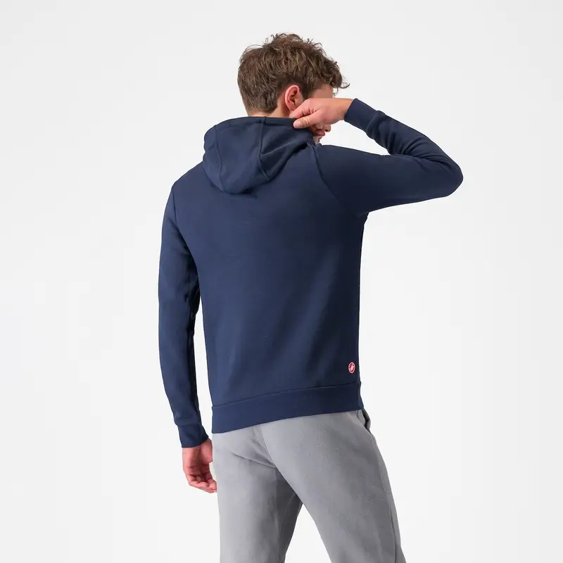 Felpa Classico Hoodie Blu Taglia XS - image