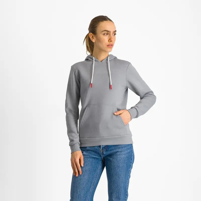 Sweat à capuche classique Femme Gris Taille XS - image