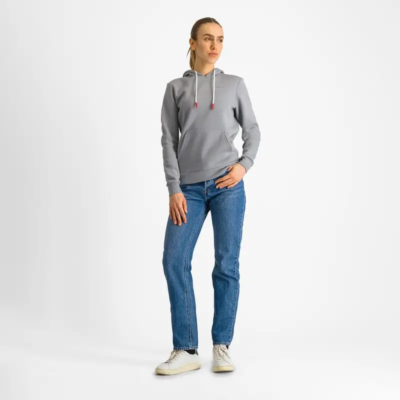 Sweat à capuche classique Femme Gris Taille XS #3