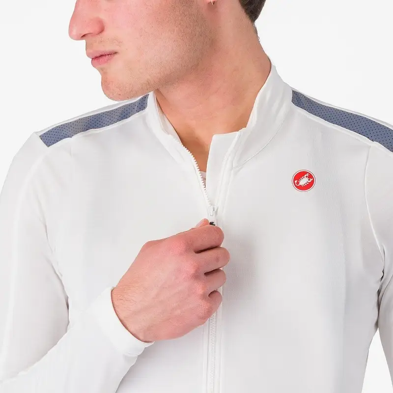 Maglia A Maniche Lunghe Puro 4 Bianco Taglia XS #2