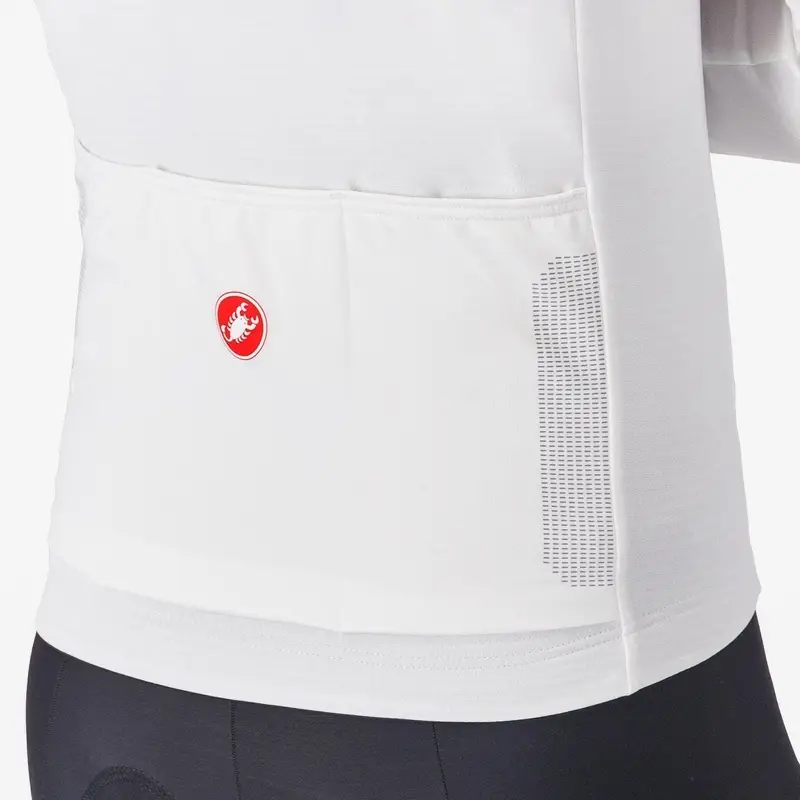 Maglia A Maniche Lunghe Puro 4 Bianco Taglia XS #3