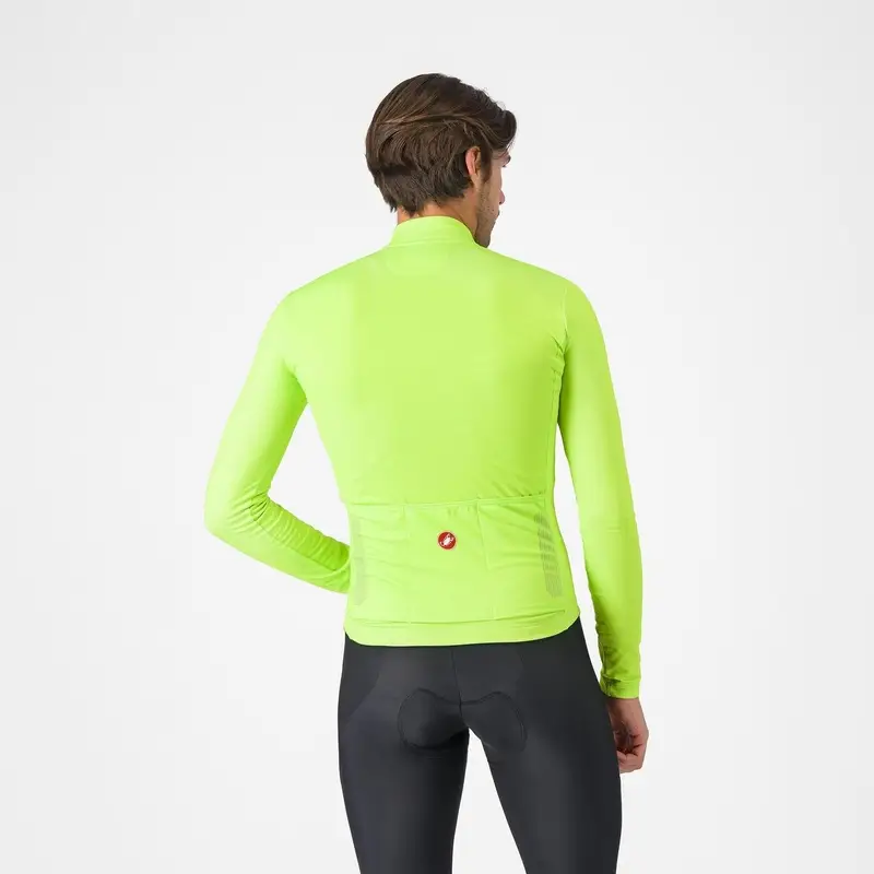 Maglia À Manches Longues Pur 4 Jaune Fluoro Taille XS #1