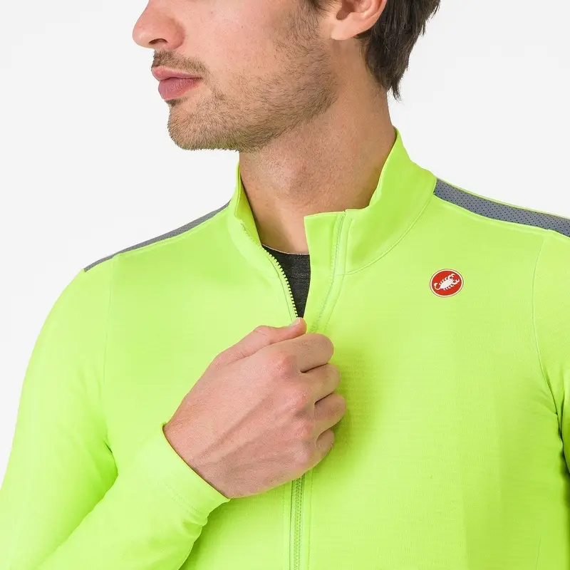 Maglia À Manches Longues Pur 4 Jaune Fluoro Taille XS #2