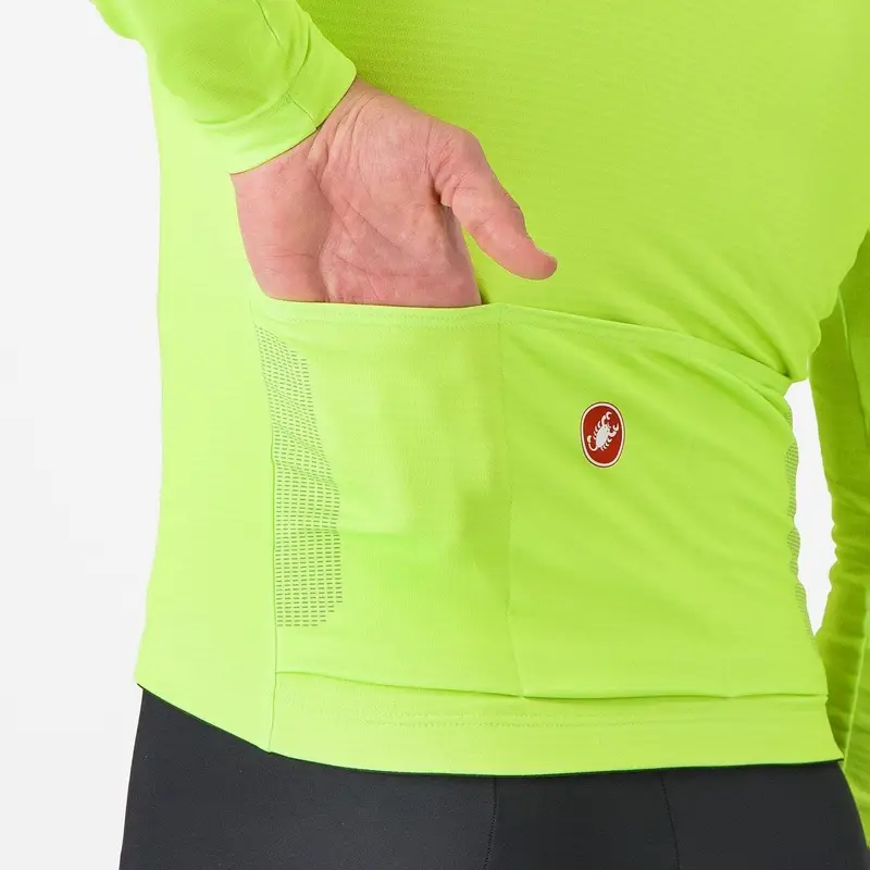 Maglia À Manches Longues Pur 4 Jaune Fluoro Taille XS #3