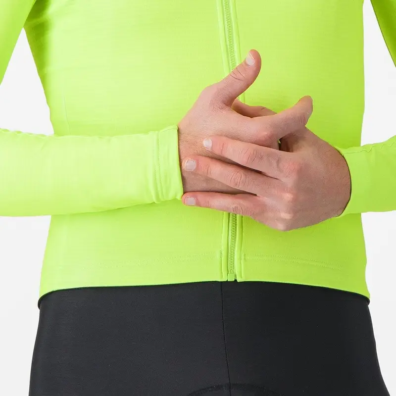 Maglia À Manches Longues Pur 4 Jaune Fluoro Taille XS #4
