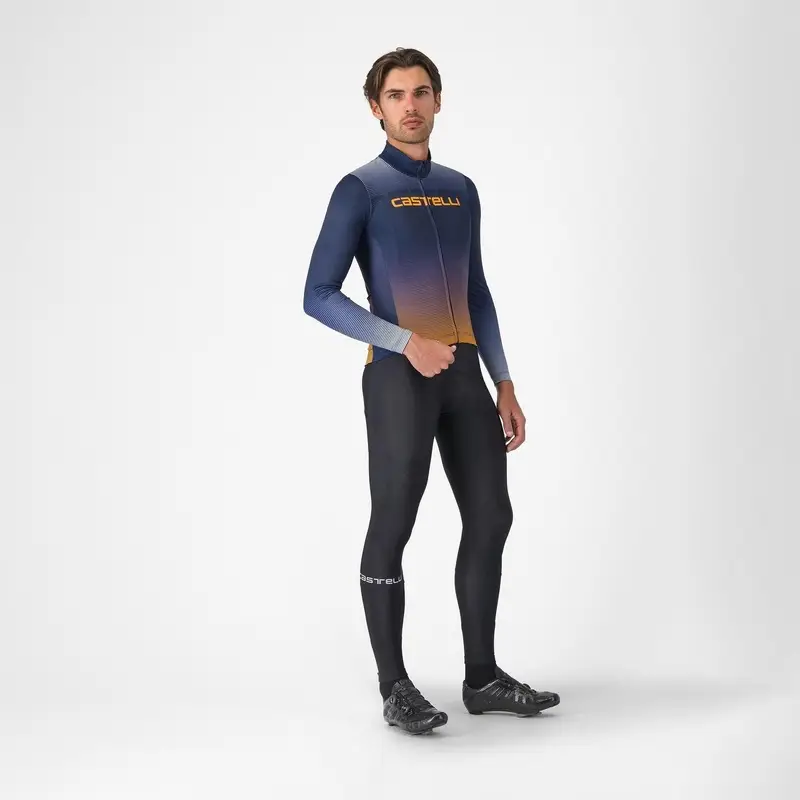 Maglia A Maniche Lunghe Apice Thermal Bleu/Orange Taille XS #5