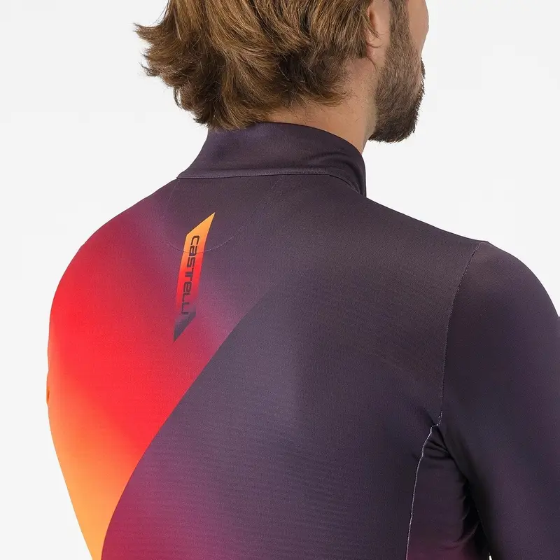 Langarm-Amplify-Thermoshirt Lila/Rot Größe XS #4