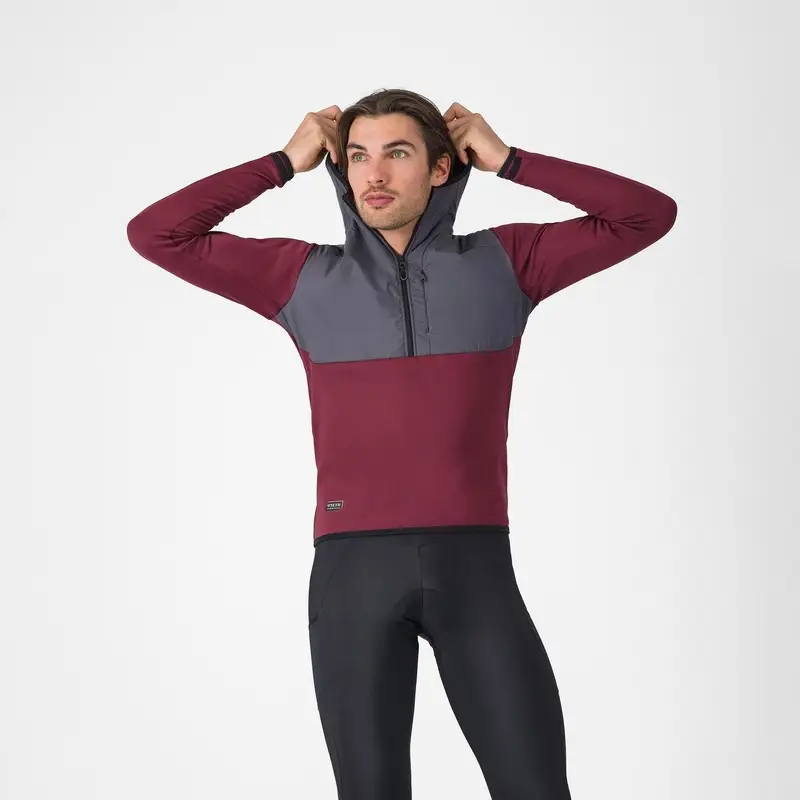 Unlrd Roam Hoodie Bordeaux/Grau Größe XS - image