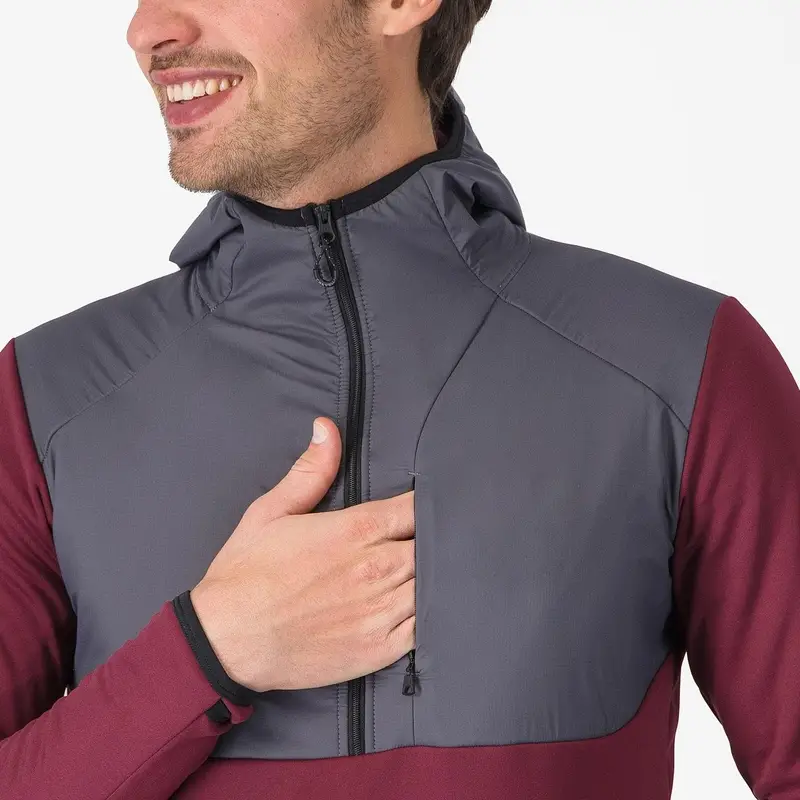 Unlrd Roam Hoodie Bordeaux/Grau Größe XS #2