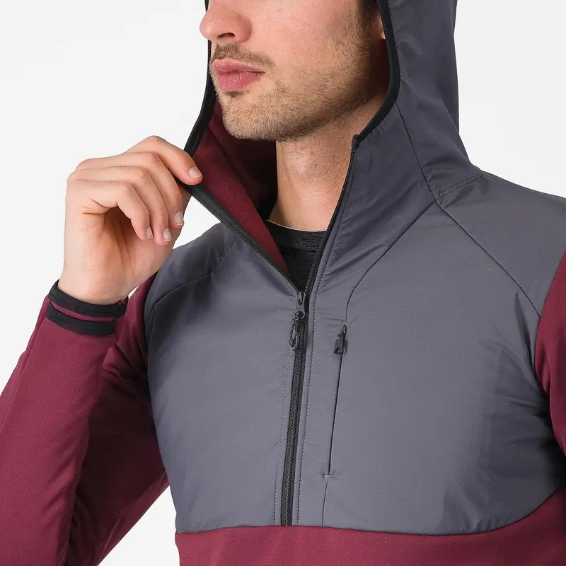 Unlrd Roam Hoodie Bordeaux/Grau Größe XS #3